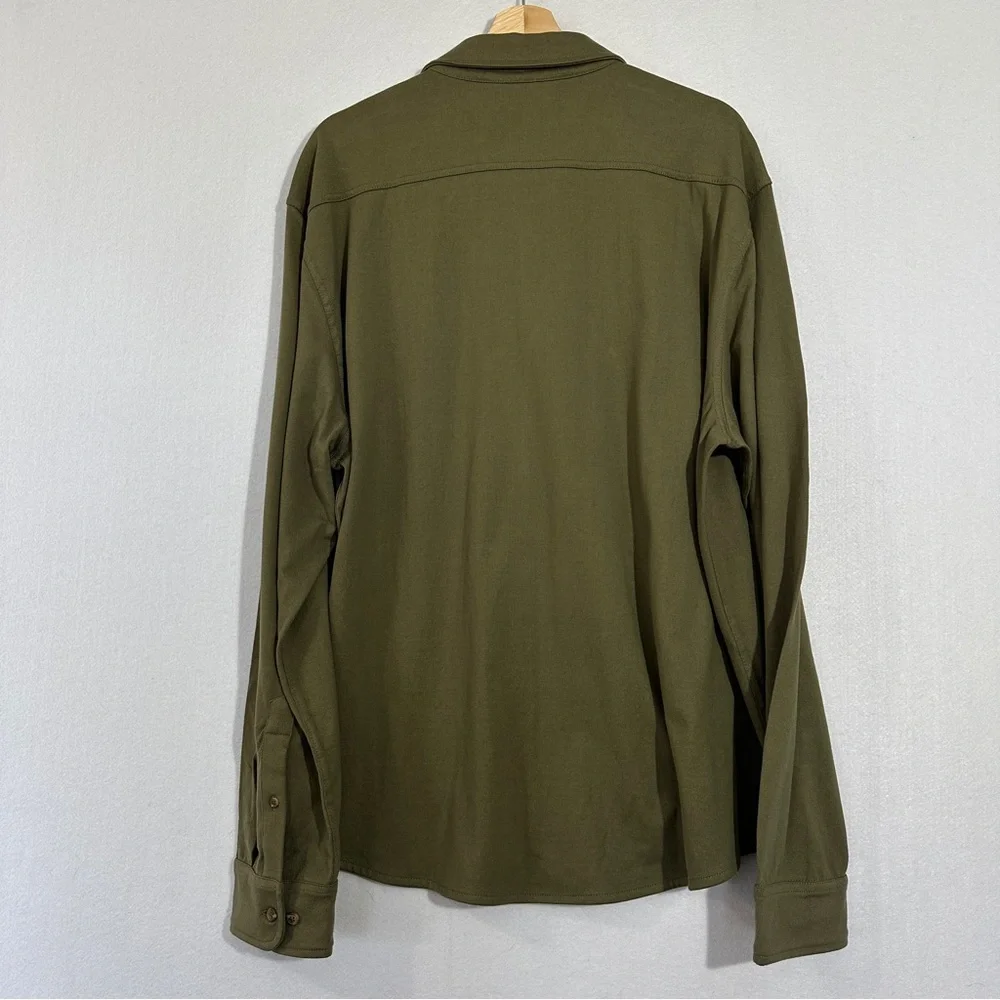 NEW‎ Banana Republic Slim Fit Olive Green Casual Shirt